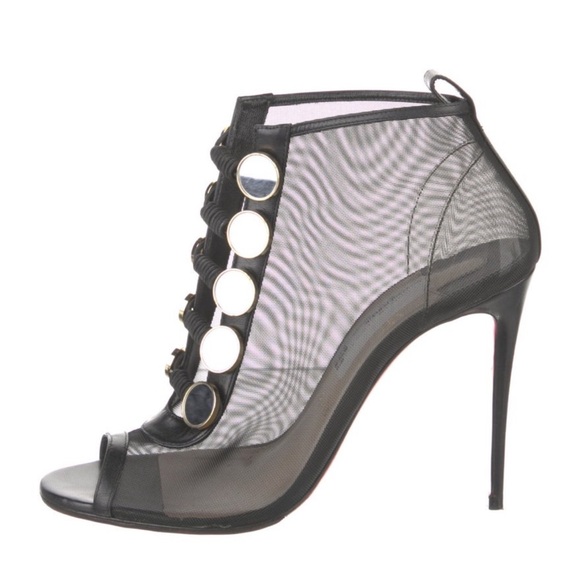 Christian Louboutin Peep Toe Booties